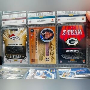 NFL Trading Cards - Russell Wilson, Indianapolis Colts, Jordan Love